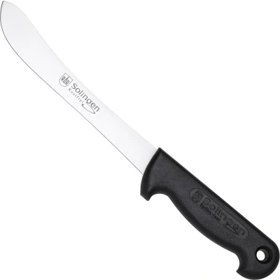 Afbeelding van RÖR Solingen Slagersmes RVS Lemmet 18 cm Heft Kunststof Zwart