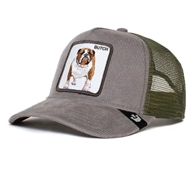 Afbeelding van Goorin Bros Cap Butch WulBul Grey Rib One Size Trucker Pet Heren Petten Caps