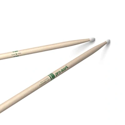 Afbeelding van PRO MARK TXR747N Rock Sticks Natural American Hickory, Nylon Tip Drumsticks