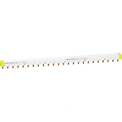 Afbeelding van Schneider electric kamrail afsnijdbaar 4 polig 24 modules faschneider 72mm 100a a9xph424