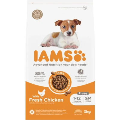 Afbeelding van Iams Dog Puppy Junior Small Medium Kip 3 kg