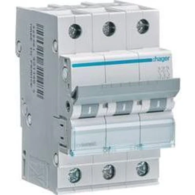 Afbeelding van Hager MCN310 Zekeringautomaat 3 fasig 10 A 230 V, 400 V