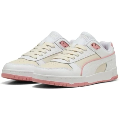 Afbeelding van PUMA Unisex RBD Game Low Sneaker, Alpine Sneeuw Wit Roze Fruit, 8 UK, Snow 42 EU