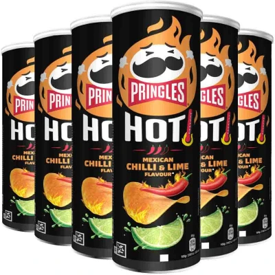 Afbeelding van Pringles Hot Mexican Chilli &amp; Lime (6x 160gr)