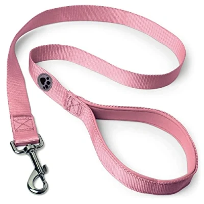 Afbeelding van iGadgitz Home U7157 gewatteerde hondenriem, hondenriem roze 100cm (1m) 3ft 4&quot;