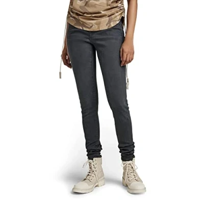 Afbeelding van G Star Dames 3301 Skinny Jeans, grijs (Worn in Tornado D05175 d185 d353), 30W / 30L