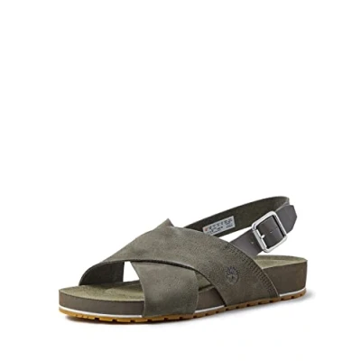Afbeelding van Timberland Malibu Waves Basic X Strap Dames Sandalen Jet Black Maat 38