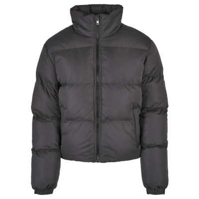 Afbeelding van Urban Classics Peached Puffer Winterjas, Dames, Maat: Large, Black