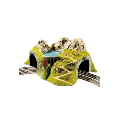 Afbeelding van NOCH 05180 H0 Tunnel 2 sporig Kant en klaar model, Gebogen