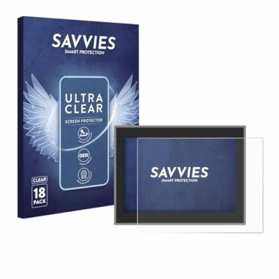 Afbeelding van Savvies Screenprotector voor Jeep Compass Longitud (2018) Folie Beschermfolie transparant (18 Stuks)