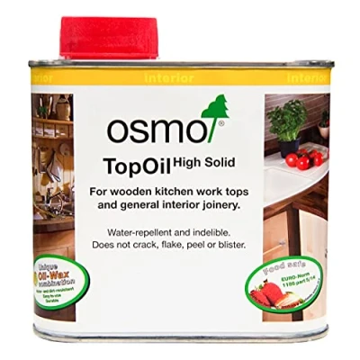Afbeelding van Osmo Topoil 3068 Natural meubelolie Onbehandelde Uitstraling op Lichte Houtsoorten Eikenhout olie voor houten snijplanken