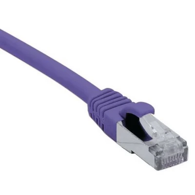 Afbeelding van Connect 20 m Full Copper RJ45 Cat.6a S/FTP LSZH Snagless Patchkabel Paars