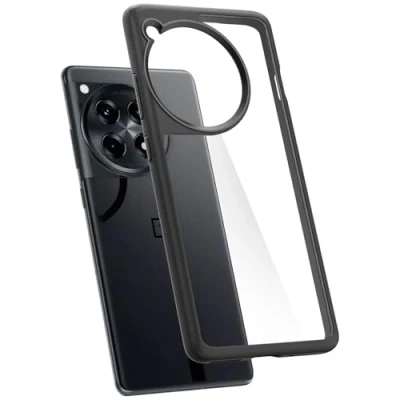 Afbeelding van Spigen Essential Sand Crystal Case Compatibel met OnePlus 12R hoesje Zwart