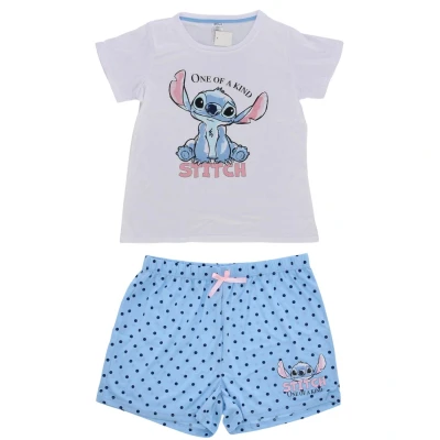 Afbeelding van Lilo &amp; Stitch Dames Shortama Maat L 8715409212603