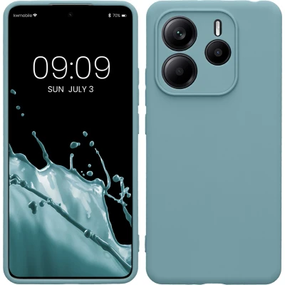 Afbeelding van kwmobile telefoonhoesje geschikt voor Xiaomi Redmi Note 14 5G Hoesje smartphone Precisie camera uitsnede In antieksteen