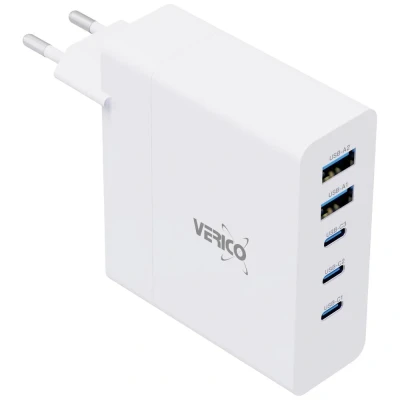 Afbeelding van Verico Mojo 140W GaN 5 USB oplader 140 W Thuis Uitgangsstroom (max.) 3250 mA Aantal uitgangen: x USB, C