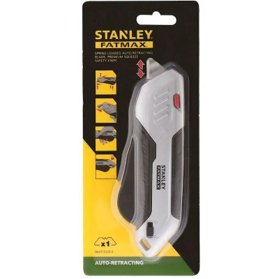 Afbeelding van Stanley handgereedschap FATMAX® Squeeze Metal Auto Retract Safety Knife FMHT10370 0