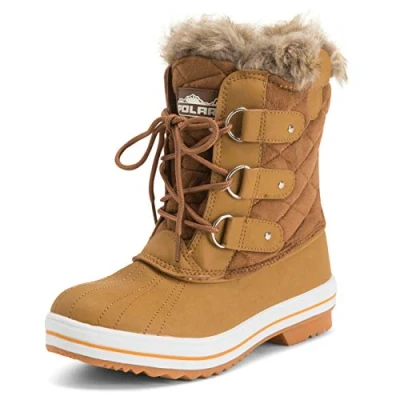 Afbeelding van Dames Snowboot gewatteerde korte winter sneeuw regen warme waterdichte laarzen 9 TAS42 YC0019