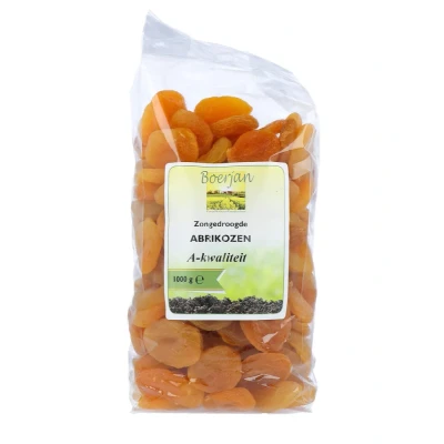 Afbeelding van Boerjan Zongedroogde Abrikozen 1000GR