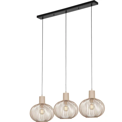 Afbeelding van TRIO GILA Hanglamp Sand excl. 3x E27 4W