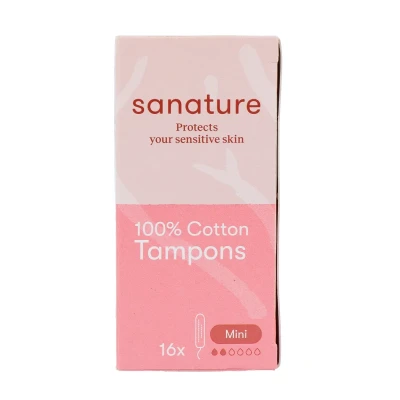 Afbeelding van Sanature Tampons mini 16 stuks
