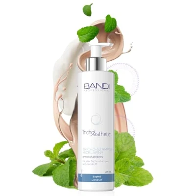 Afbeelding van Tricho Micellaire Dandruff Shampoo Zachte Hoofdhuid en Haarverzorging voor Effectieve Roosvermindering met Allantoïne Pepermunt Hydratatie Gezonde Glans