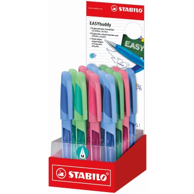 Afbeelding van Stabilo Easybuddy Vulpen Pastel, Display Van 16 Stuks
