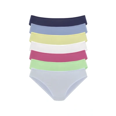 Afbeelding van Lascana Vivance 7 PACK Slip, Dames, Maat: 32/34, 1.farbsortim
