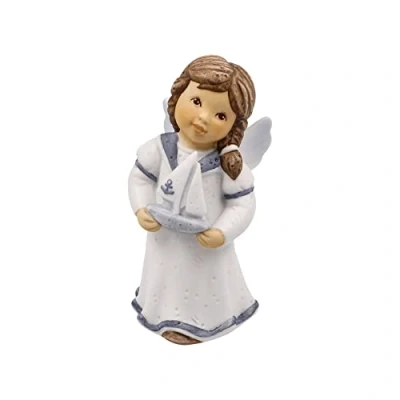 Afbeelding van Goebel Engelfiguur Schutzengel Schiff Ahoi, Weihnachtsdeko, Höhe ca. 8,5 cm (1 stuk)
