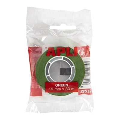 Afbeelding van Apli plakband ft 19 mm x 33 m, groen