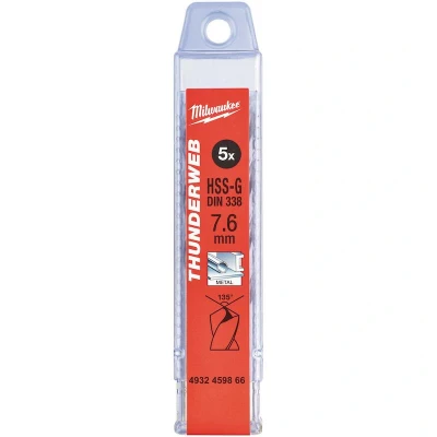 Afbeelding van Metaalboor Hss G Thunderweb 7,6 X 117 Mm (5 Stuks)