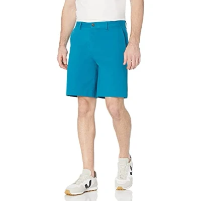 Afbeelding van Amazon Essentials Men&#039;s Korte broek met binnenbeenlengte van 23 cm en klassieke pasvorm, Blauwgroen Blauw, 33