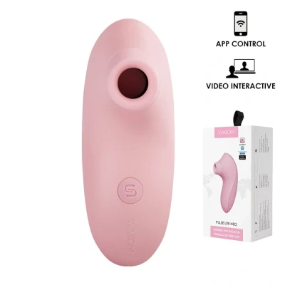 Afbeelding van Svakom Lite NEO Roze luchtdruk vibrator met APP GRATIS TOY bij iedere bestelling v.a. 40,