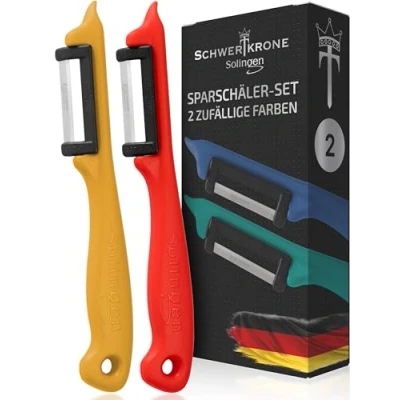 Afbeelding van Schwertkrone Solingen Germany Spaarschiller, set van 2 rechts en linkshandig, kleurrijk gemengd, willekeurige kleur