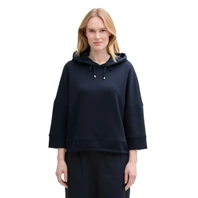 Afbeelding van TOM Tailor Hoodie Sweater, Dames, Maat: Large, Sky captain blue