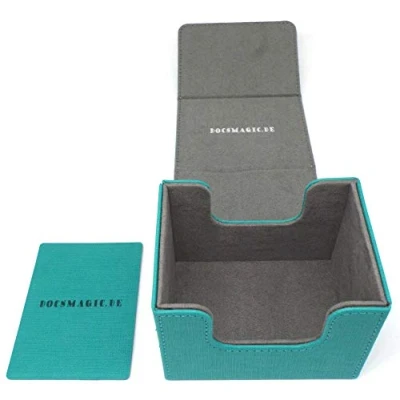 Afbeelding van Docsmagic.de Premium Magnetic Sideflip Box 100 Mint + Deck Divider MTG PKM YGO