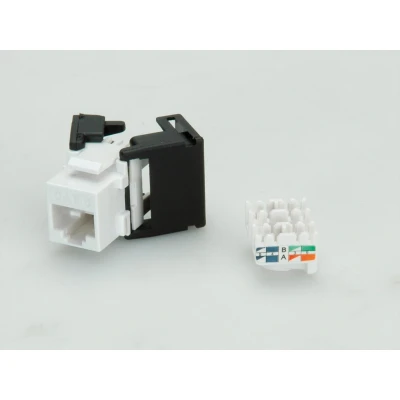Afbeelding van VALUE Cat.6 (klasse E) Keystone onafgeschermd, zonder gereedschap, wit