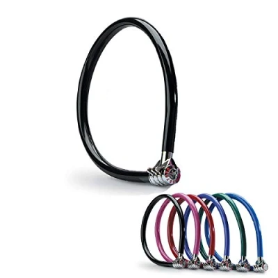 Afbeelding van Master Lock Fietskabelslot [Combinatie] [55 cm Kleurrijke kabel] [Buiten] 8630 voor (Elektrische) fietsen, Skateboards, Kinderwagens, Grasmaaiers en andere Buitenapparatuur