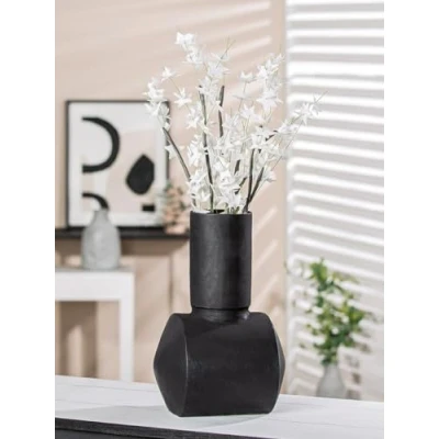 Afbeelding van Casablanca by Gilde Siervaas Vase Train, Höhe ca. 30 cm, aus Aluminium, nicht wasserdicht (1 stuk)