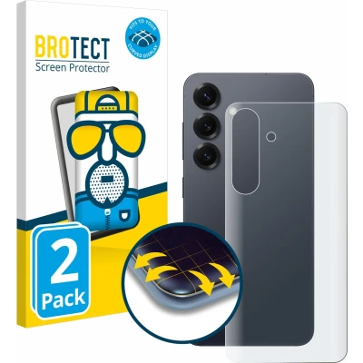 Afbeelding van BROTECT Screenprotector voor Samsung Galaxy S25 (Achterkant) Folie Beschermfolie matte volledig dekking (2 Stuks)