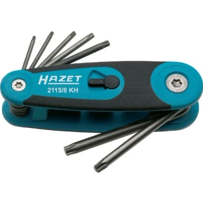 Afbeelding van HAZET 2115/8KH Torx Profiel Offset Schroevendraaier Set Meerkleurig