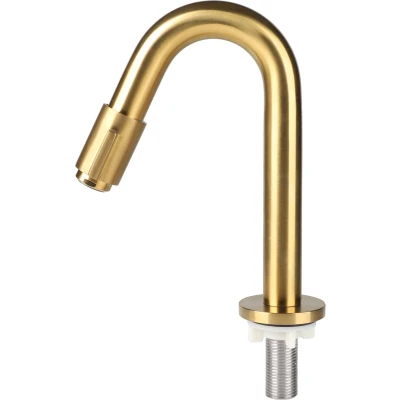 Afbeelding van Koudwaterkraan Differnz Bow 19 cm Mat Goud