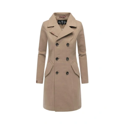 Afbeelding van Marikoo Nanakoo Mantel, Dames, Maat: XS, Taupe grey