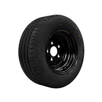 Afbeelding van Versterkt wiel voor aanhangwagens 195/55 R10C met zwarte velg van Unitrailer