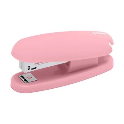 Afbeelding van Dohe Soft Touch nietmachine, pastelroze