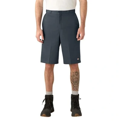 Afbeelding van Dickies Heren 33 cm losse pasvorm werkshort met meerdere zakken, Grafiet Grijs V1, 46