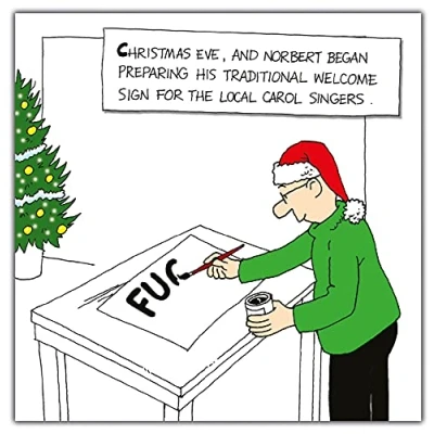 Afbeelding van Kerstkaart Generiek, Grappige Kerstkaarten, Kerstkaart, Generieke Grappig, Onbeleefde Kerstkaarten