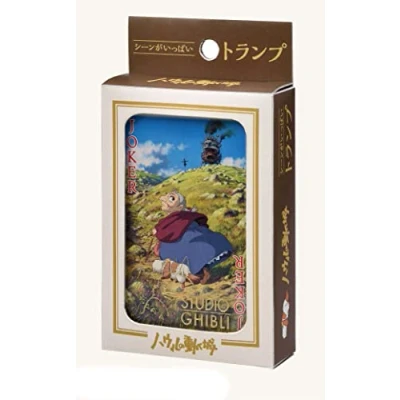 Afbeelding van ensky Howl&#039;s Moving Castle Movie Scene Speelkaarten, Speelkaarten Officiële Studio Ghibli Merchandise