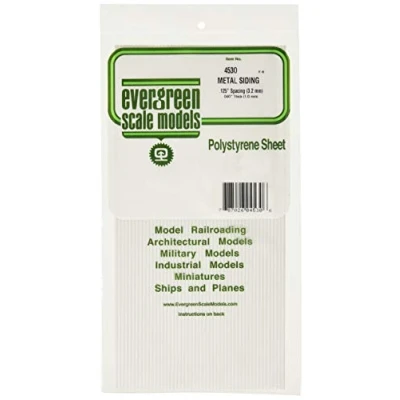 Afbeelding van Evergreen Scale models Metaalwand 1mm prof. 3.2