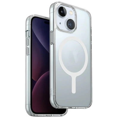 Afbeelding van Apple iPhone 15 MagSafe Hoesje Kunststof Uniq Hardcase/Backcover Transparant Telefoonhoesje Shockproof/Valbescherming